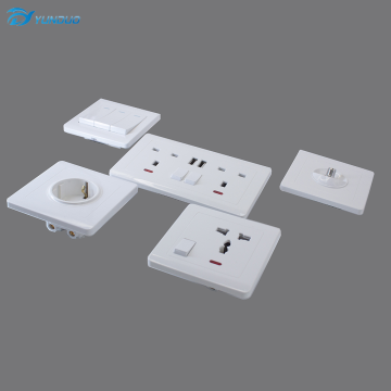 YUNDUO 16A 250V UK White Wall Switch - Premium Quality Factory Direct