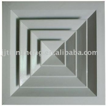 Square aluminum air diffuser