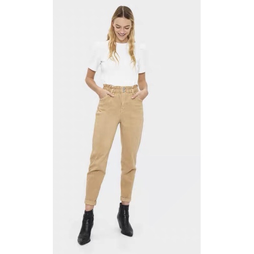 Slim And Slender High Waist Women Long Pants