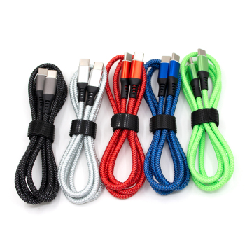 Braided Usb Charging Data Cable Type C To Light-ning Fast Charging Pd 20w Quick Charger Cable For Iphone
