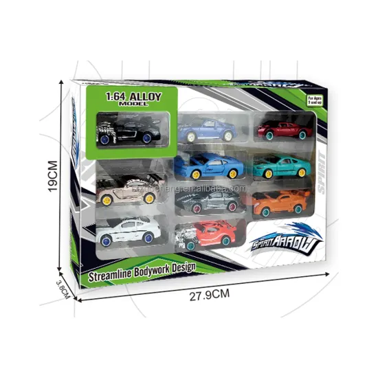 Hot Sale 1:64 Scale Mini Diecast Model Cars - Kids' Metal Alloy Wheels Car Toys for Gift