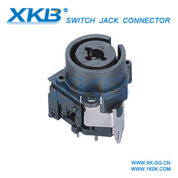 Speaker connector XLR female seat