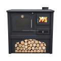 Hot Sale: Modern Cold Rolled Steel Wood Burning Stove Equipped with Oven