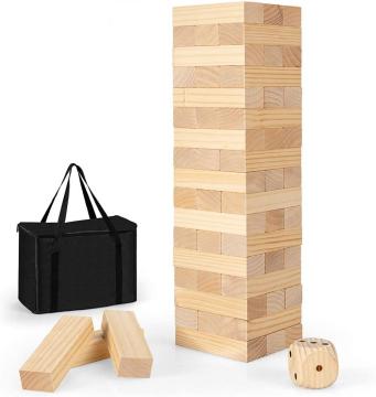 Giant Tumbling Timber Toy Wooden Block Stacking Game