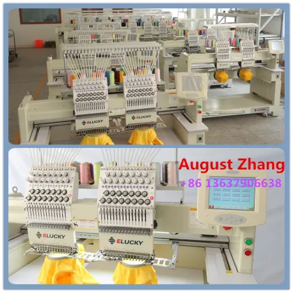 Textile embroidery machine flat cap T-shirt commercial tubular embroidery