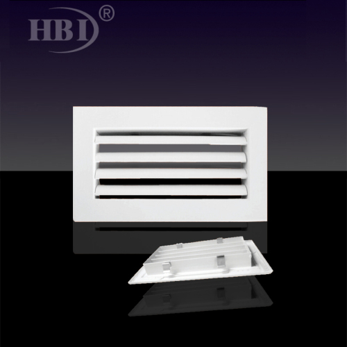 HB-AFH-1.1 Single Deflection Grille Aluminum Return Air Vent Grille