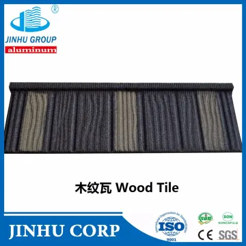 oven baked Stone Coated aluminum Roof Tile used for building material