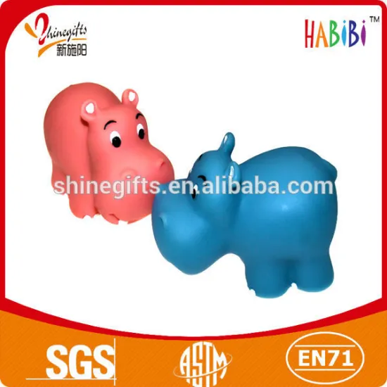 promotion hippopotamus vinyl toy for kids