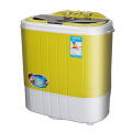 Small household mini double drum washing machine