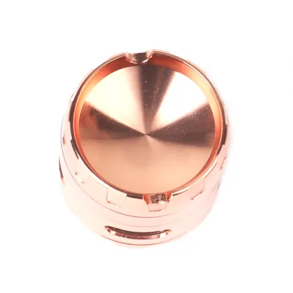 58mm golden metal smoke grinder drum shaped tobacco grinder 4 layers smoking accessories
