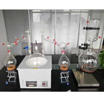Korte paddestillatiemachine: 10L/20L/50L Laboratorium Distillatie -eenheid voor herstel van oplosmiddelen