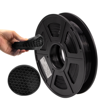 Filament TPU Flexible Black en gros 95A / 98A 1,75 mm 0,5 kg pour le modèle de chaussures d'imprimante 3D