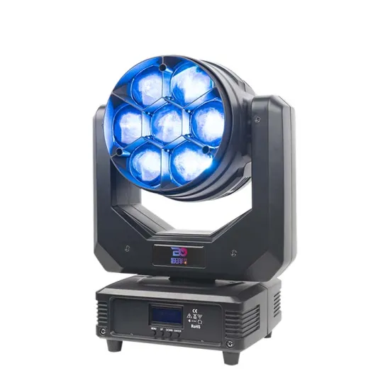 Lyre Beam 7x40W RGBW Zoom LED Wash Mini Moving Head Light for Weddings and Parties
