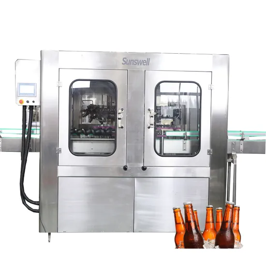 Full Automatic Glass Bottle Beer Filling Machine