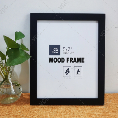 Natural Wooden Picture Frame Classic Photo Frame For Wall Hanging Include Plastic Glass Wall Art Poster Frame Photo Decor