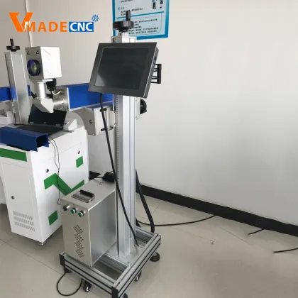 Fiber laser flying marking machine