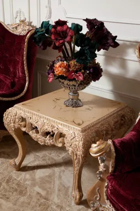 Antique gilt wood hall table louis xv table, marquetry furniture