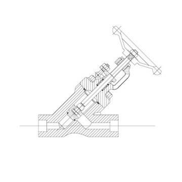 Forged Steel Globe Valve Y Type