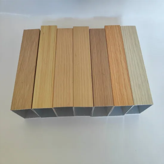 Wood grain square tube