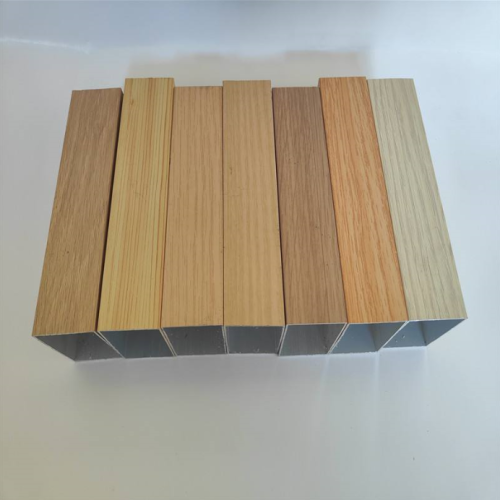 Aluminium Square Tube Wood grain square tube Manufactory