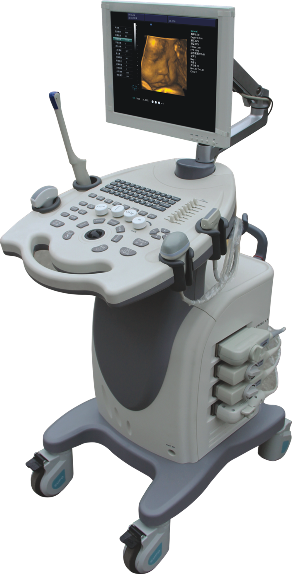 Hôpital Full Digital Trolley Ultrasound Machine