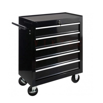 VIKTEC Heavy Duty Lockable 5-Drawer Tool Chest Cart