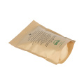 100%compostable stand up pouches white bags for coffee tea