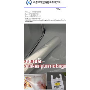 Película de educación física que se usa para hacer bolsas de plástico