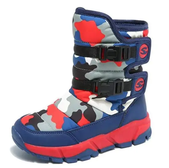 Boy's Snow Boots Warmth Camouflage Children Cotton Boots