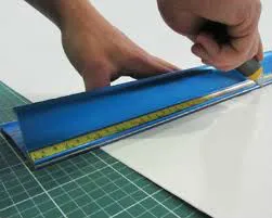 Weldon graduated steel ruler