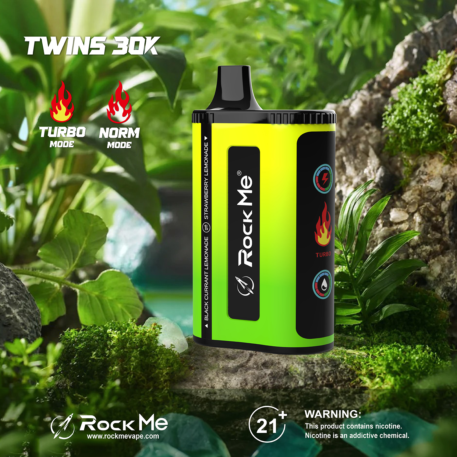 Rock Me Twins Puffs 30k Disposer