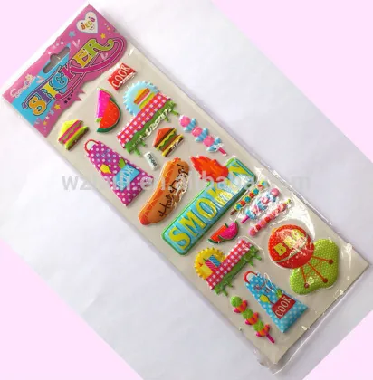 3d foam sticker / cartoon foam sticker/3d craft foam sticker