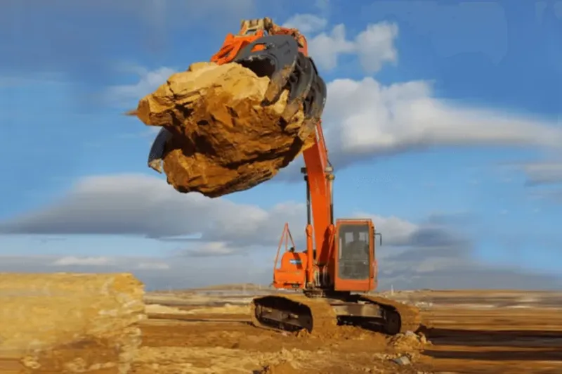 China Factory Wholesale Industrial Excavator Stone Grab with 360 Degree Rotation