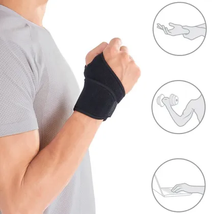 Factory Wholesale Powerlifting Wrist Wraps for Unisex - Adjustable Support & Strength Training