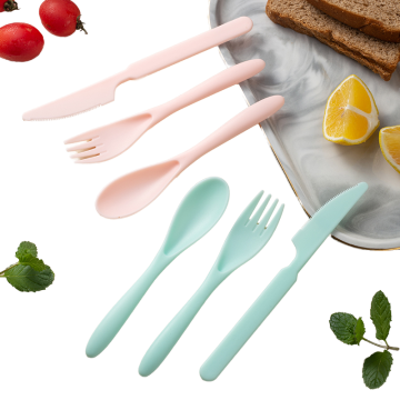 Disposable Plastic Cake Knife Fork Spoon Set for Kids' Dessert Tableware