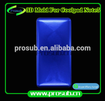 3Dsublimation smartphone cover aluminum injection mould for Prosub-coolpad note 5