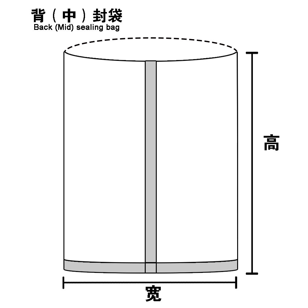 Back Sealing Packaging Bags