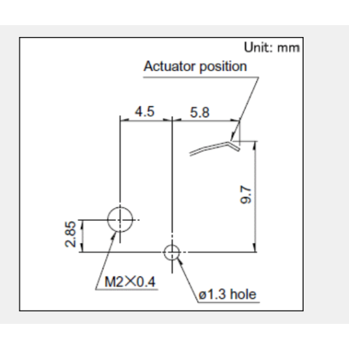 Universal type Detection switch