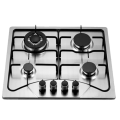 Cocina de gas natural Hob Acero inoxidable