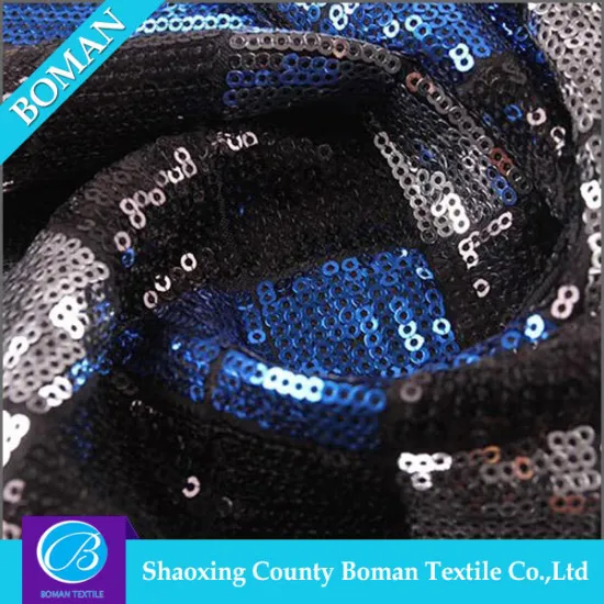 Textiles supplier Best selling Fancy Knitted clear sequin fabric