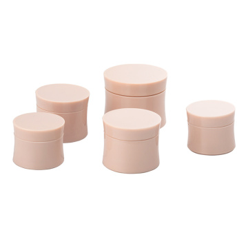 wholesale 2022 new 50g 80g 150g pp plastic material double walled plastic cream bathroom cosmetics jars