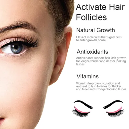 Private Label Natural Eyelash Growth Enhancer & Brow Serum