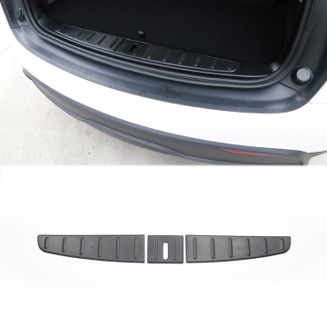 Scratch-Resistant 3D Carbon Fiber ABS Trunk Guard for Tesla Model X 2023