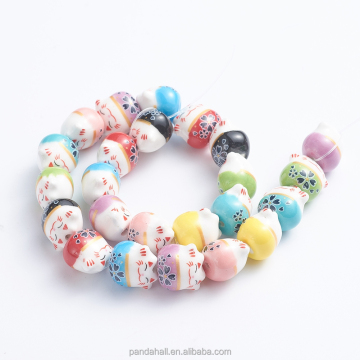 Discover Unique PandaHall 14mm Lucky Mixed Color Handmade Printed Porcelain Beads: Your Ultimate Crafting Essential
