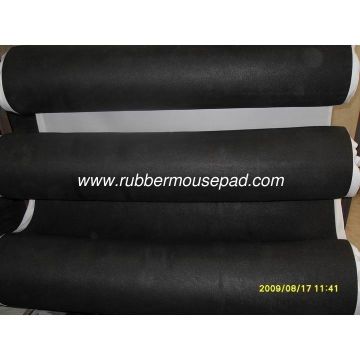 Custom Non Skid Rubber Mouse Pad Roll With White Fabric For Printing
