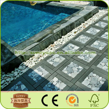 cheap wpc interlocking decking tiles