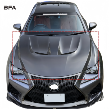 Upgraded Carbon Fiber Hood for Lexus RCF 5.0 - Replace Open-Hole Radiator Hood