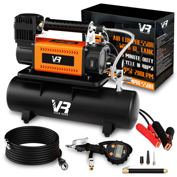 Auto-stop Tire Inflator 6L Gas Can for 4X4 Off-road Vehicles