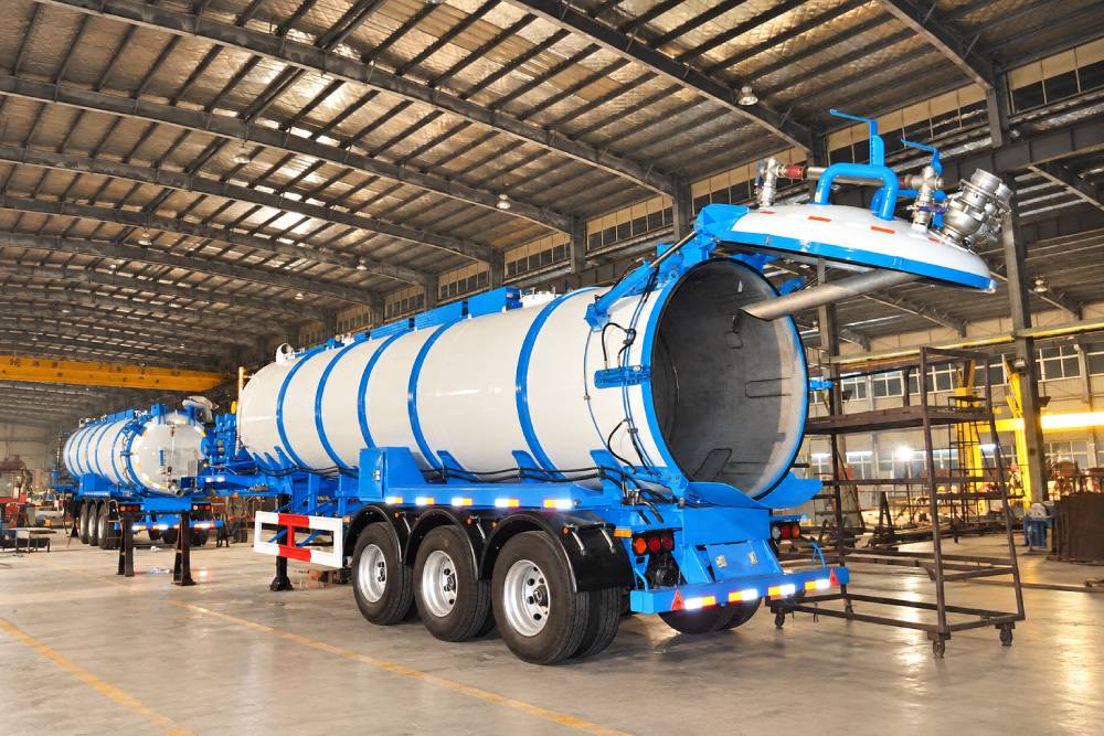Stainless Steel Vacuum Trailer