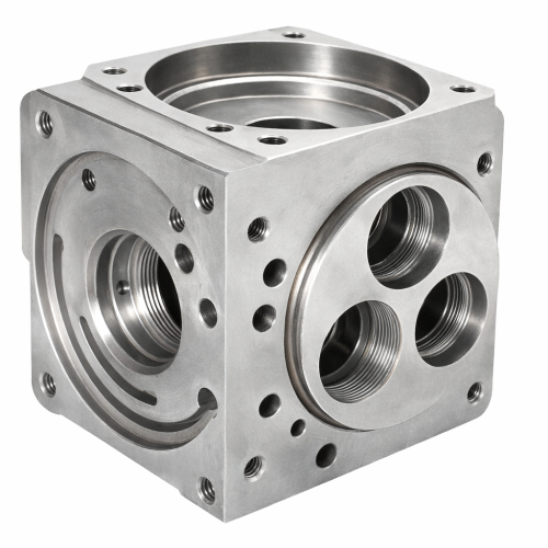 Блок коллектора гидравлического клапана изготовленный на заказ металлического литья